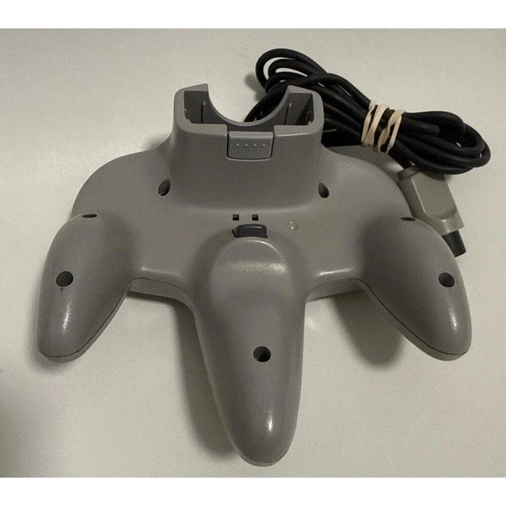 Nintendo 64 Solid Gray Controller NUS-005 Official N64 OEM Tested TIGHT STICK
